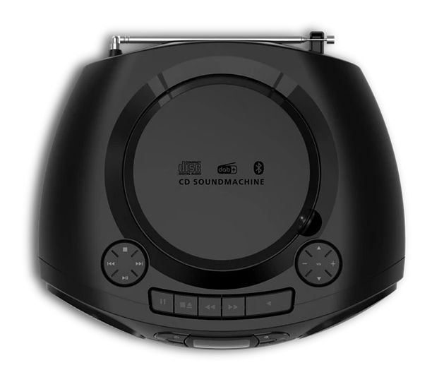 TAZ2500/10 CD Payer DAB+, DAB, FM Radio  (Schwarz) 