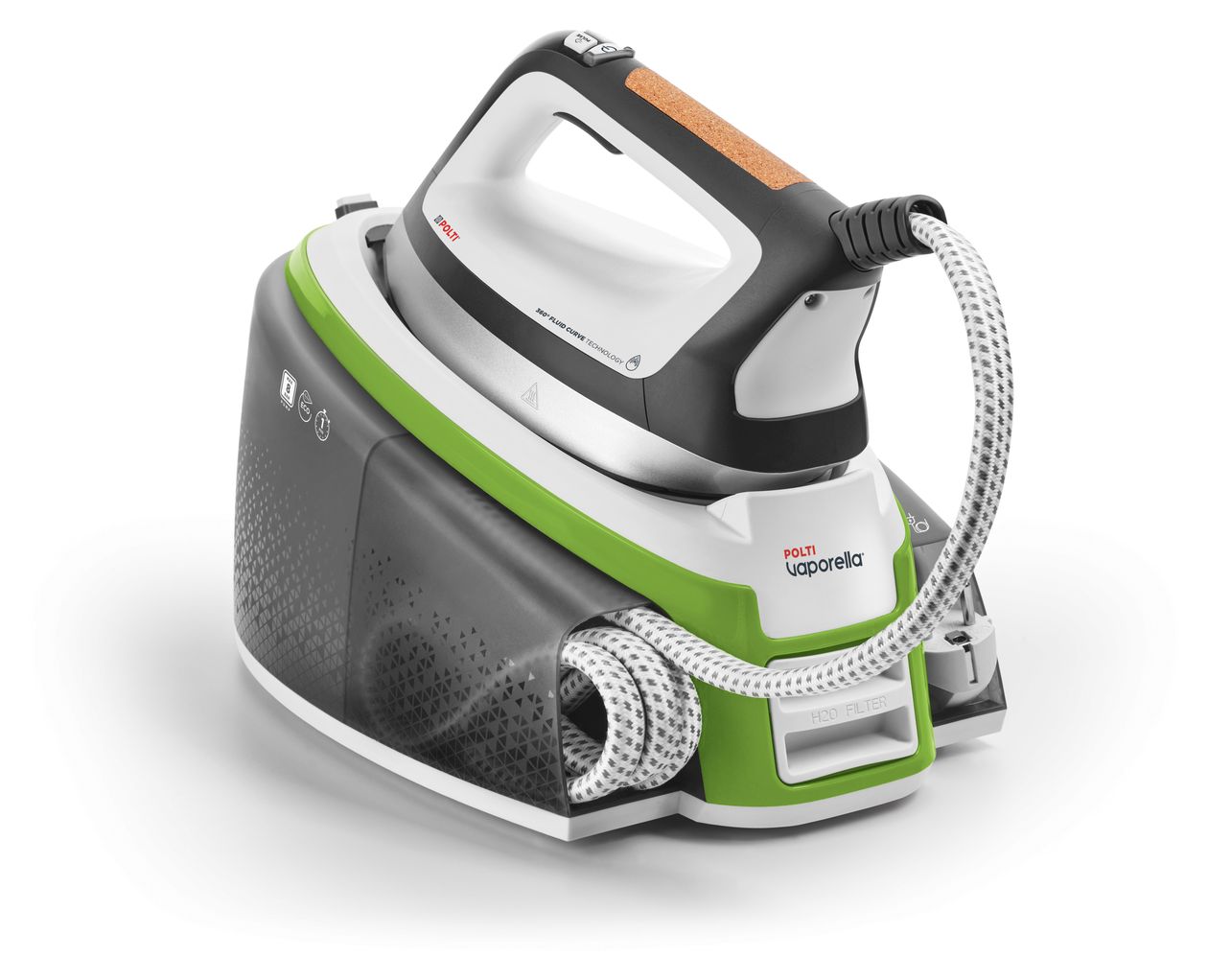 Vaporella Instant VI50.20 2400 W Dampfbügelstation  (Grün, Grau, Weiß) 