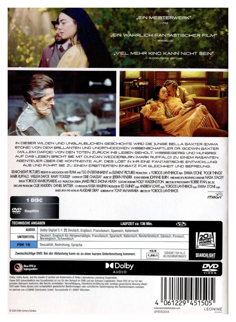 Poor Things (DVD) 
