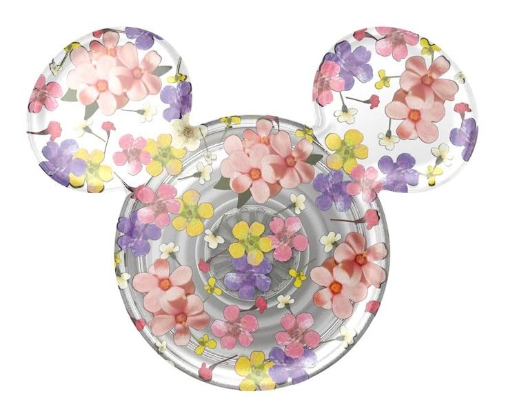 Earridescent Mickey Cascading Flowers Fingerring (Durchscheinend, Mehrfarbig) 
