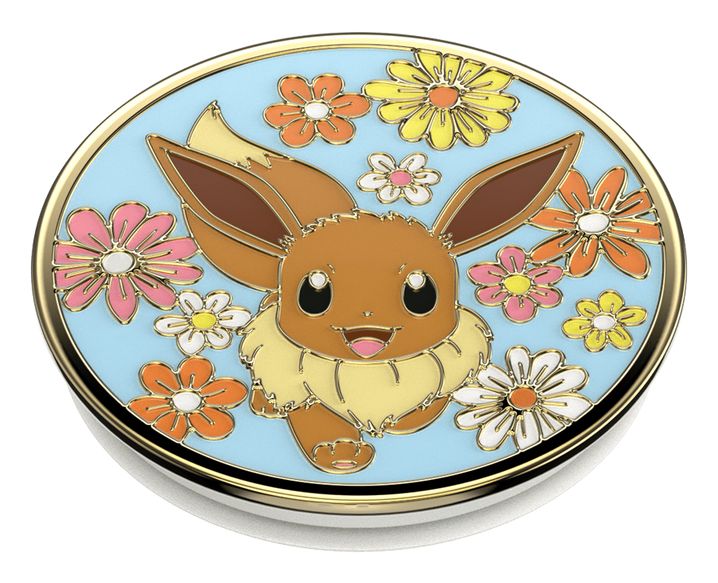PopGrip Enamel Floral Eevee Fingerring für Jede Marke  (Mehrfarbig) 