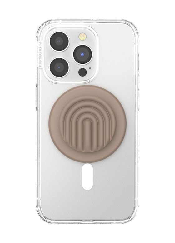 PopGrip MagSafe Latte Curves Fingerring für Apple iPhone 12+  (Beige) 