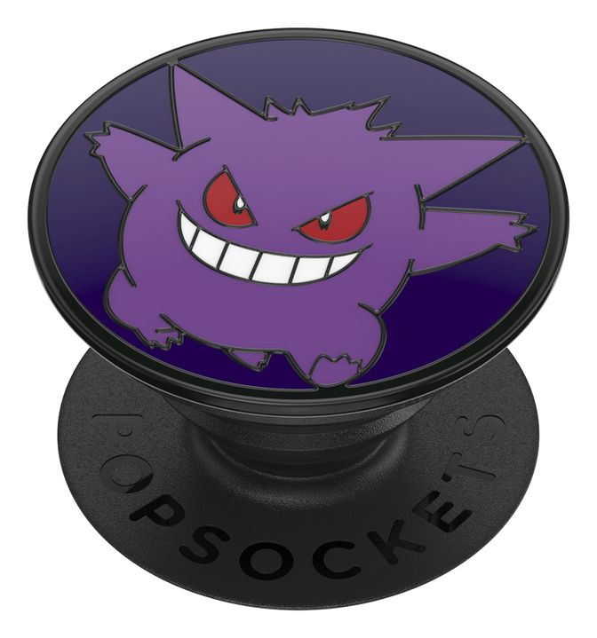 PopGrip  Pokémon - Enamel Glow-in-the-dark Gengar Fingerring für Universal  (Violett) 