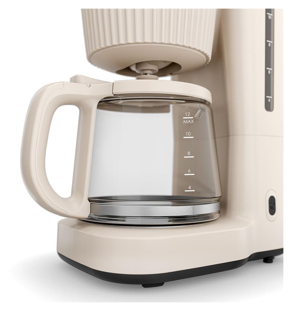 246048 15 Tassen Filterkaffeemaschine 1,5 l  (Elfenbein) 