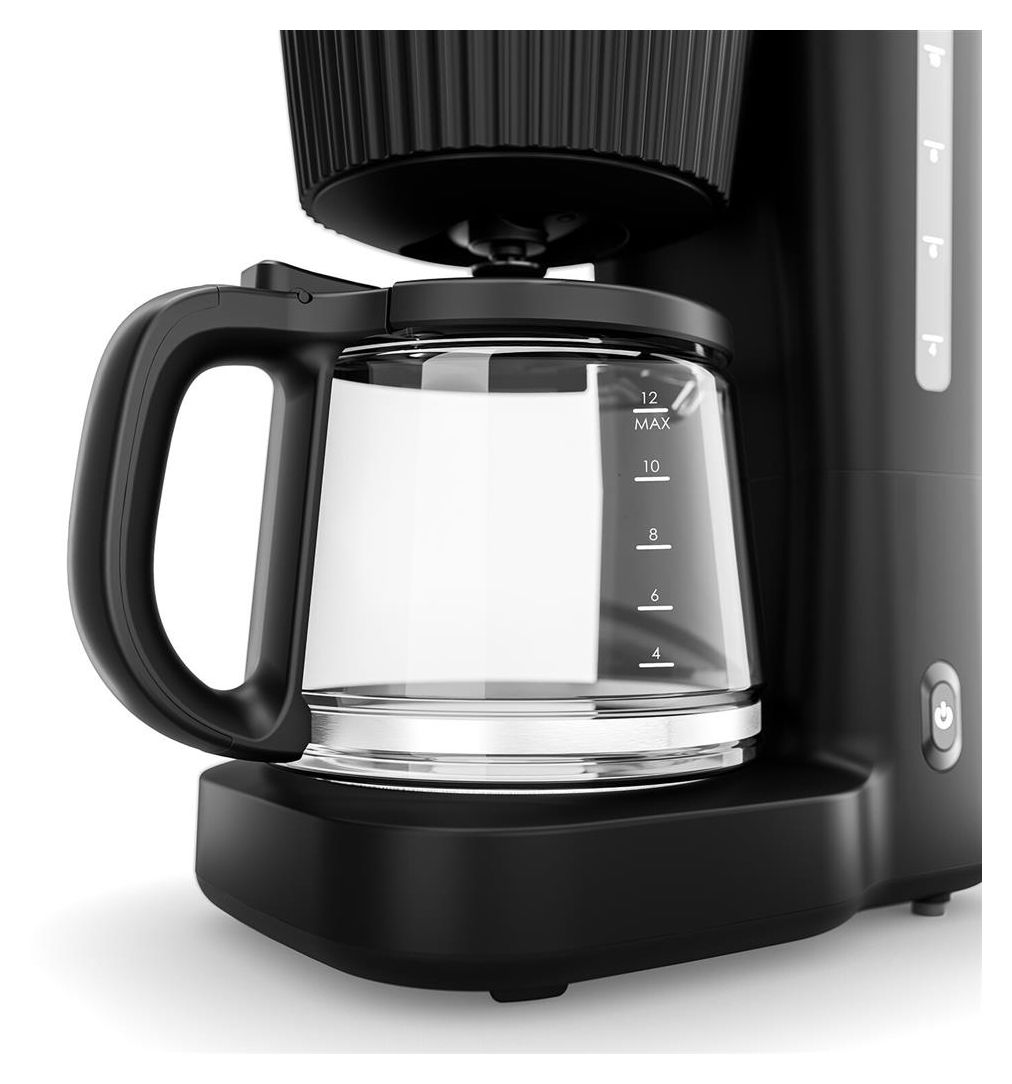 246058 15 Tassen Filterkaffeemaschine 1,5 l  (Schwarz) 