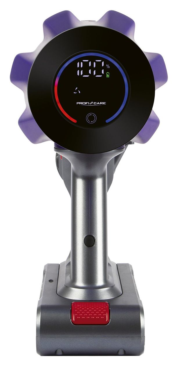 PC-BS3148A Handstaubsauger Beutellos bis 35 min Laufzeit 22,2 V HEPA  (Grau, Violett) 