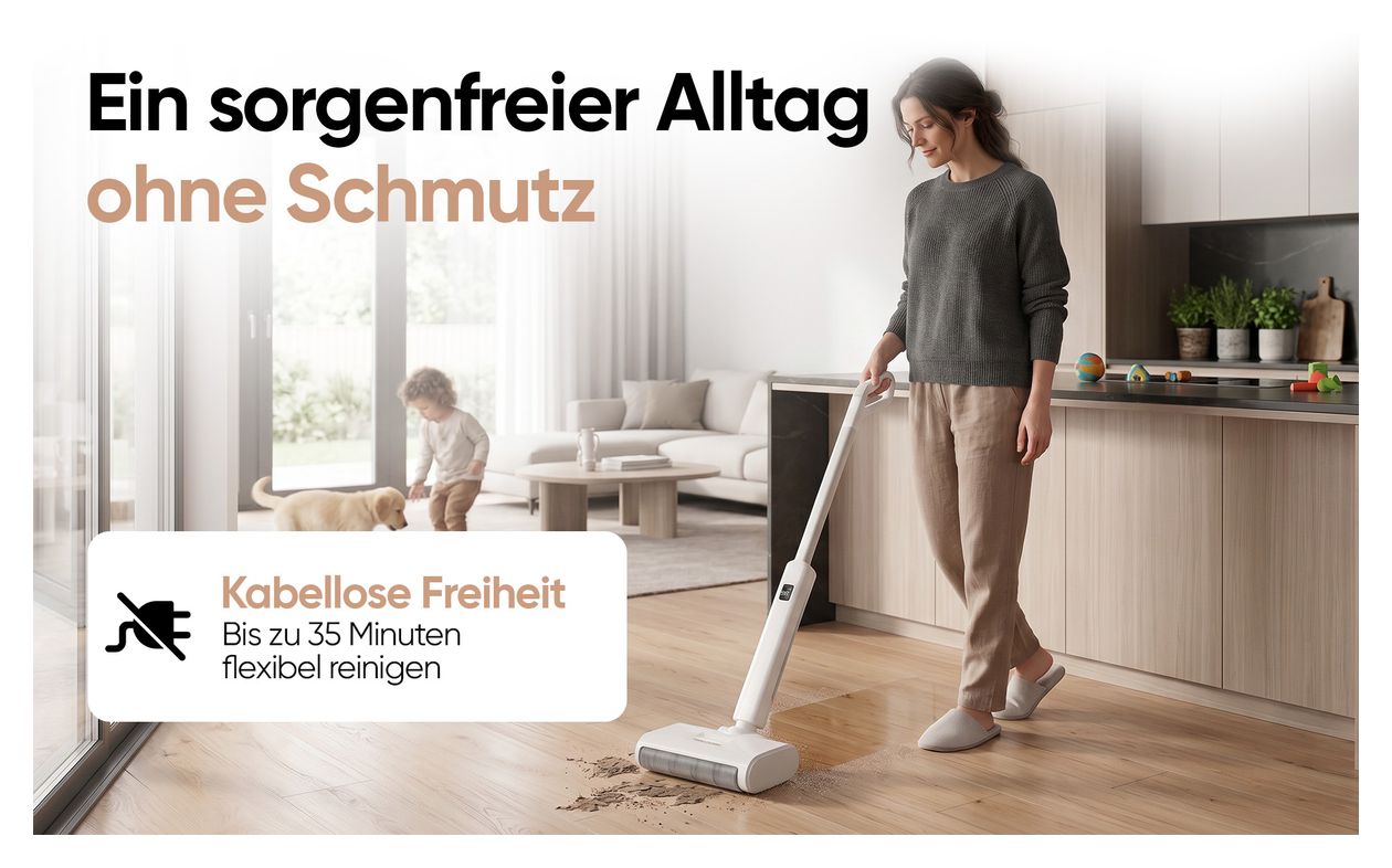 PC-HBR3147A Naß-/Trockensauger bis 35 min Laufzeit 
