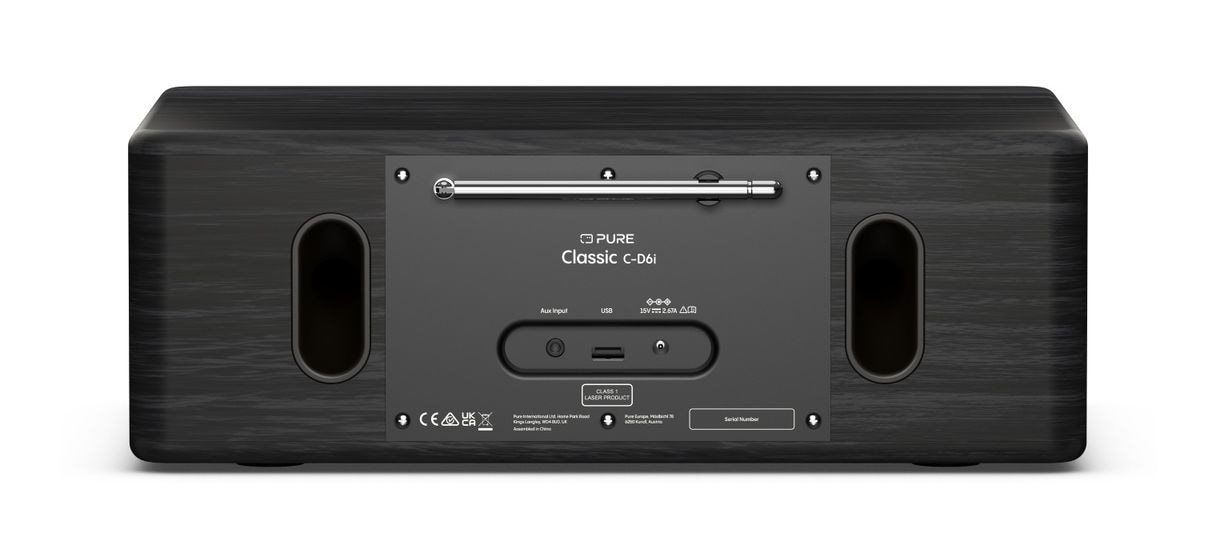 Classic C-D6i Bluetooth DAB+, FM Radio Internet  (Schwarz) 