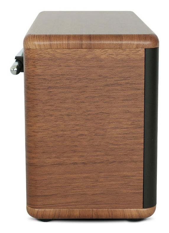 Classic H4 Bluetooth DAB+, FM Radio Tragbar  (Schwarz, Holz) 