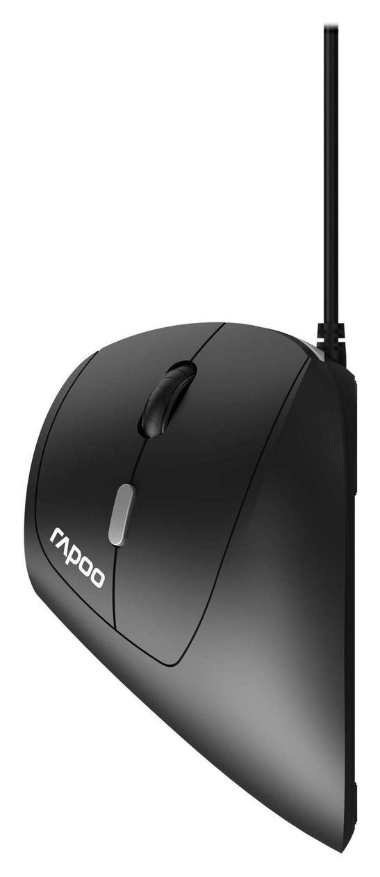 EV200 1600 DPI Büro Maus Optisch  (Schwarz, Silber) 