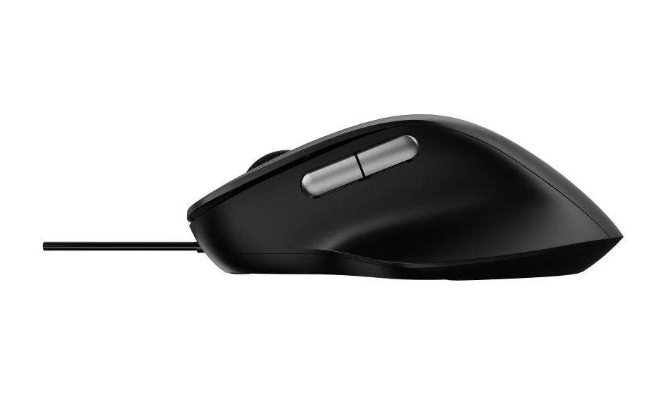 N500 3600 DPI Büro Maus Optisch  (Schwarz) 