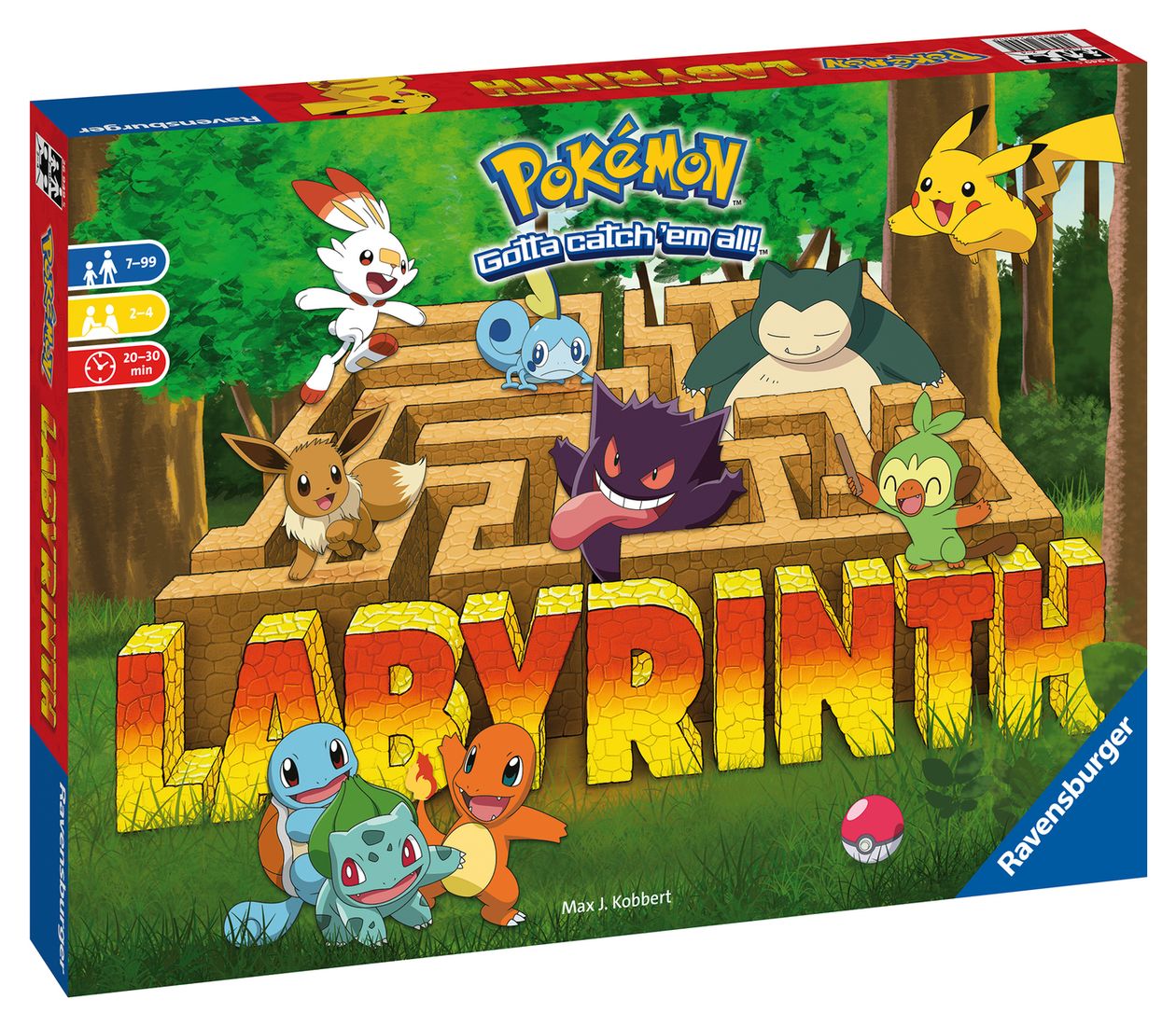 Labyrinth Pokémon Brettspiel bis zu 4 Spielern ab 7 Jahr(e) 