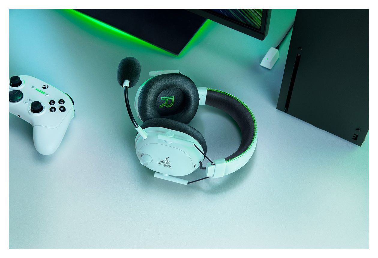 BlackShark V3 Pro Xbox Over Ear Bluetooth Kopfhörer kabelgebunden&kabellos 48 h Laufzeit USB Typ-A  (Weiß) 