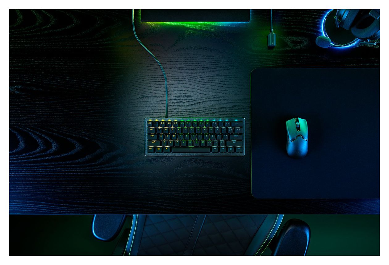 Huntsman V3 Pro Mini RGB-LED Gaming Tastatur USB  (Schwarz) 