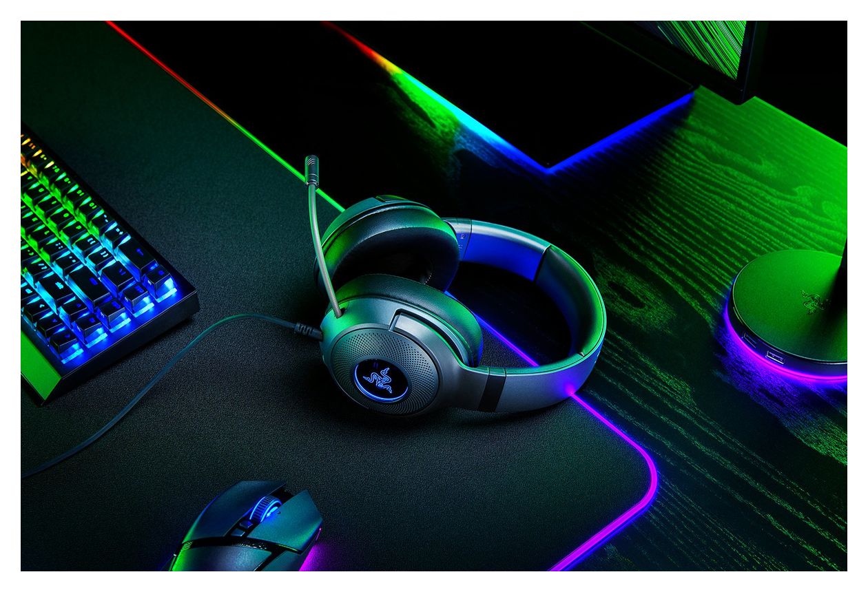 Kraken V3 X Over Ear Kopfhörer Kabelgebunden USB Typ-A  (Schwarz) 