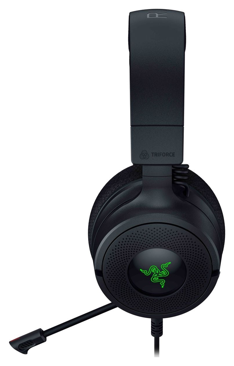 Kraken V4 X Ohraufliegender Kopfhörer Kabelgebunden USB Type-C / USB Type-A  (Schwarz) 