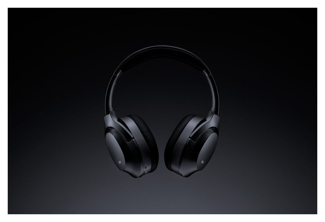 Opus (ANC) Over Ear Bluetooth Kopfhörer kabelgebunden&kabellos 40 h Laufzeit USB Typ-A  (Schwarz) 