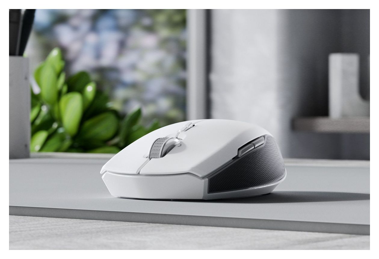 Pro Click Mini 12000 DPI Büro Maus Optisch  (Weiß) 