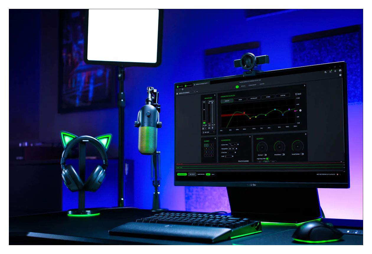 Seiren V3 Chroma kabelgebunden PC-Mikrofon 96 kHz USB  (Schwarz) 
