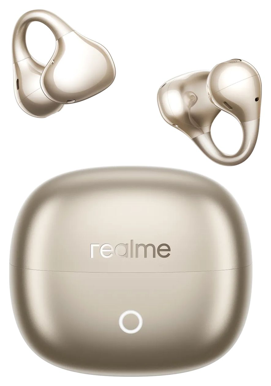Buds Clip In-Ear Bluetooth Kopfhörer kabellos 7 h Laufzeit IP55 USB Typ-C  (Gold) 