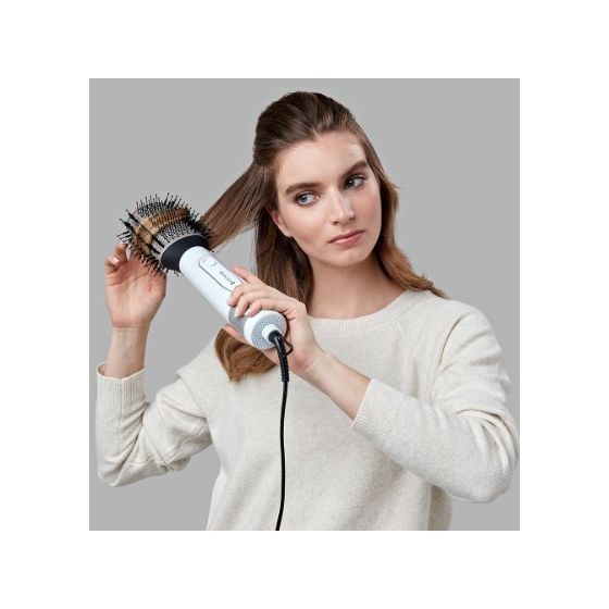 AS8901 HYDRAluxe Warmluftbürste 1200 W (Schwarz, Roségold, Weiß) 