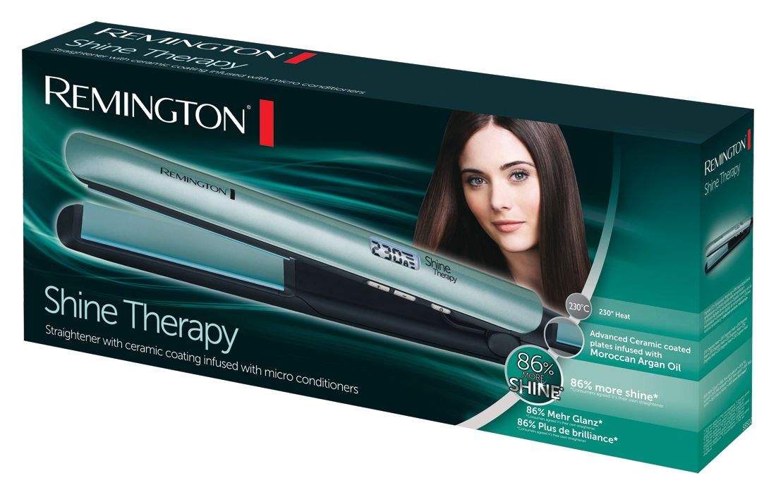 S8500 Shine Therapy Haarglätter  (Schwarz, Silber) 