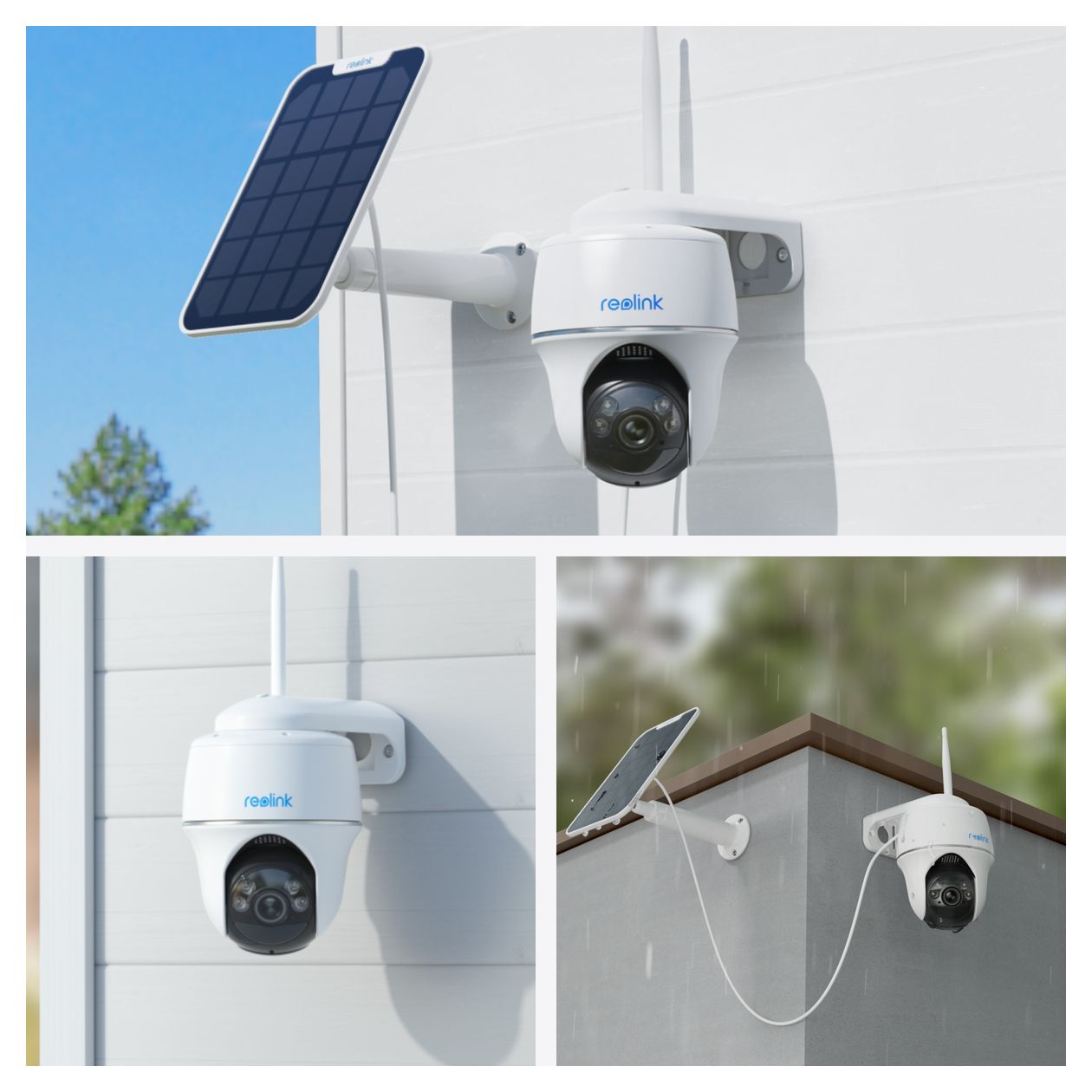 Argus Series B430 2880 x 1616 Pixel IP-Sicherheitskamera IP64 Innen & Außen Nachtsicht  (Weiß) 