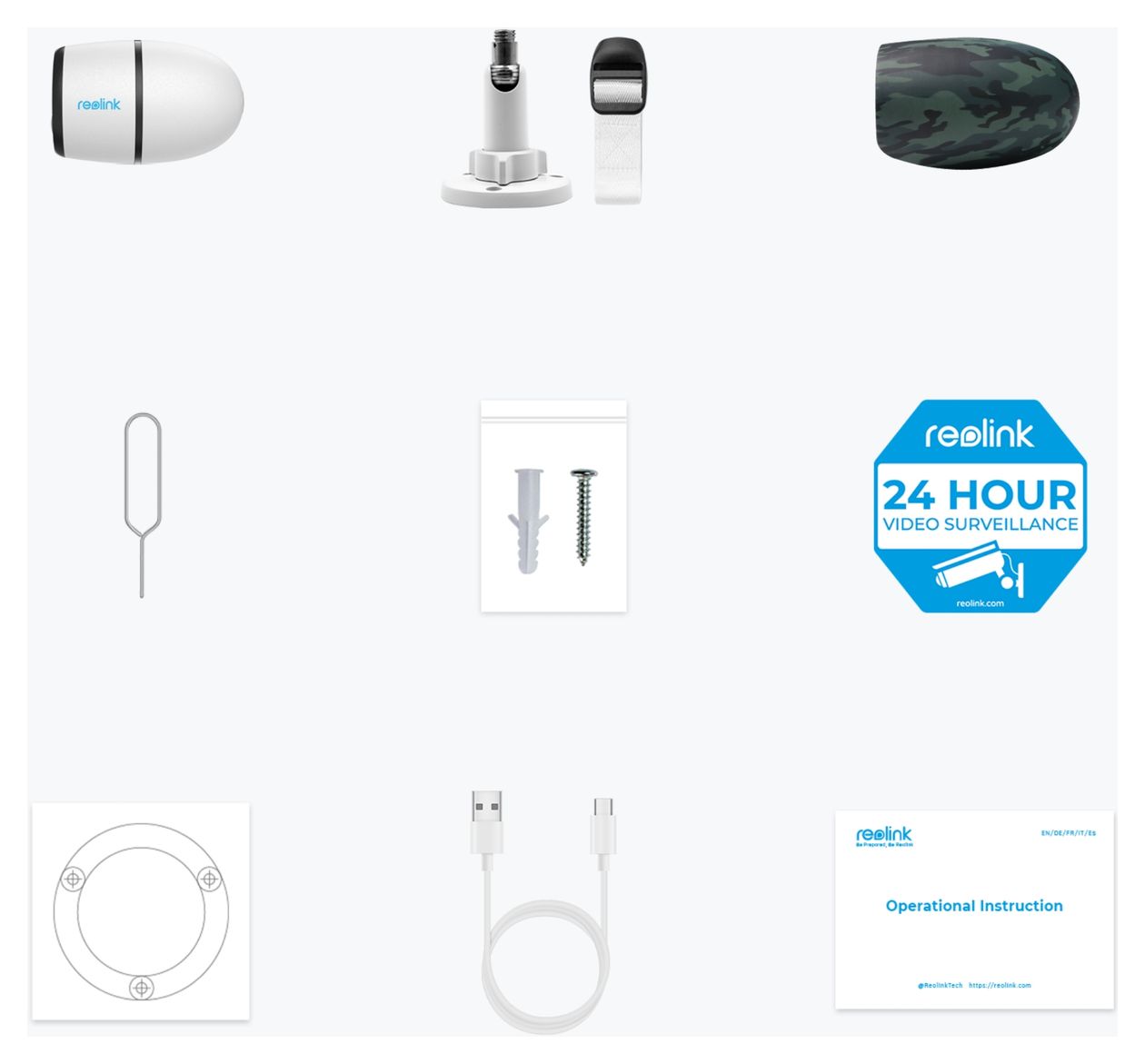 Go Series G330 2560 x 1440 Pixel IP-Sicherheitskamera IP65 Außen Nachtsicht  (Weiß) 