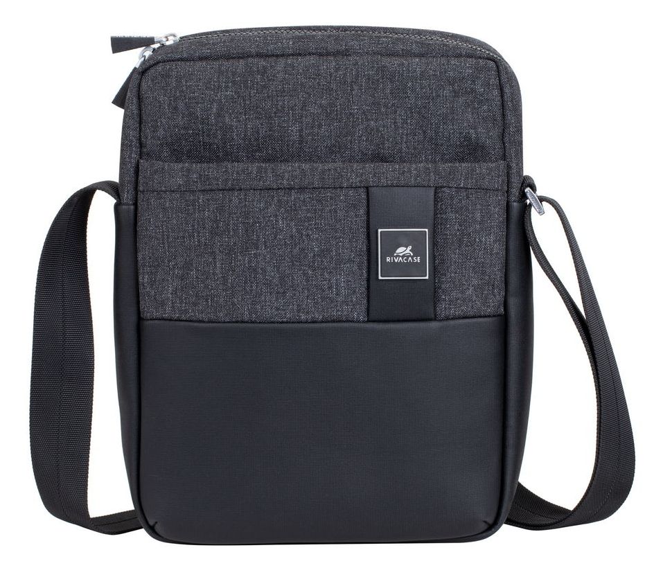 8811 Crossbody Tasche Messengerhülle aus Kunststoff für Jede Marke bis 27,9 cm (11") Staubresistent, Kratzresistent (Schwarz) 
