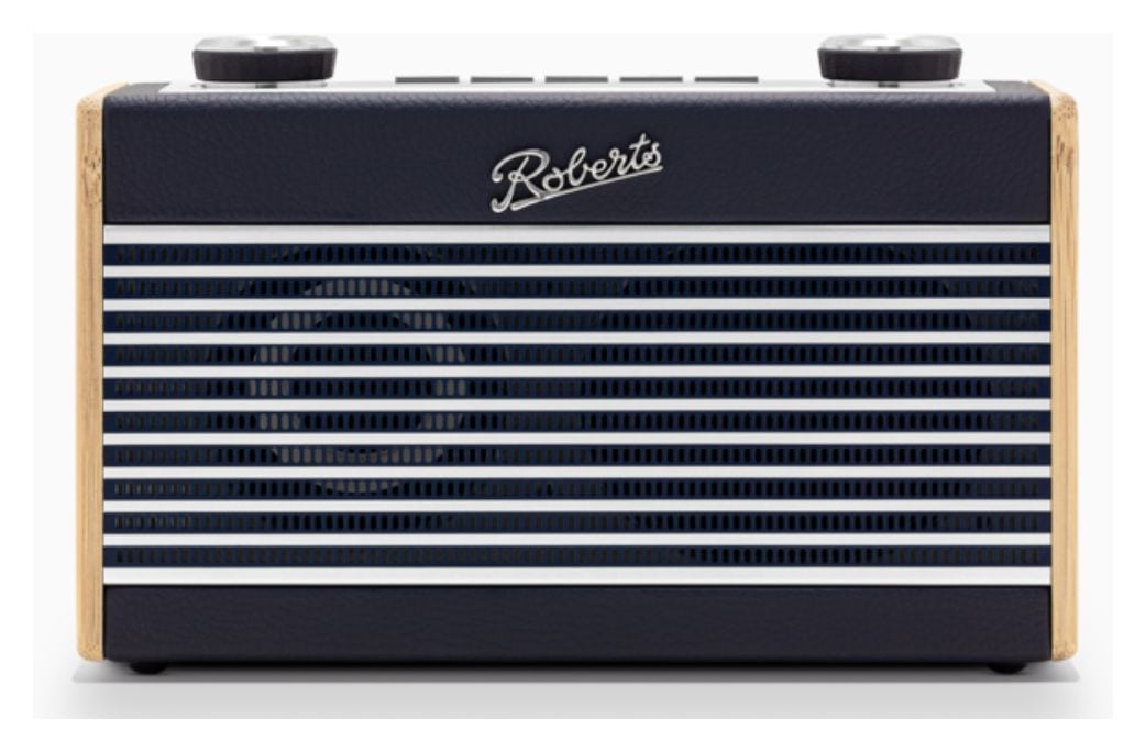 Rambler Uno Bluetooth DAB, DAB+, FM Radio Tragbar  (Bambus, Navy) 