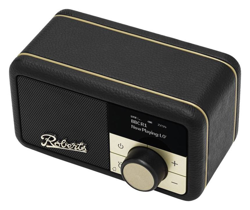 Revival Petite 2 DAB, DAB+, FM Radio Tragbar  (Schwarz) 