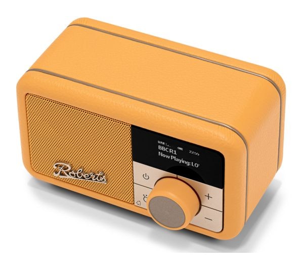 Revival Petite 2 Bluetooth DAB, DAB+, FM Radio Tragbar  (Gelb) 