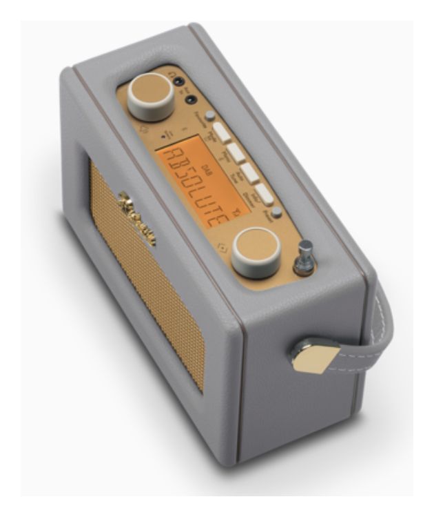Revival Uno BT Bluetooth DAB, DAB+, FM Radio Tragbar  (Grau) 
