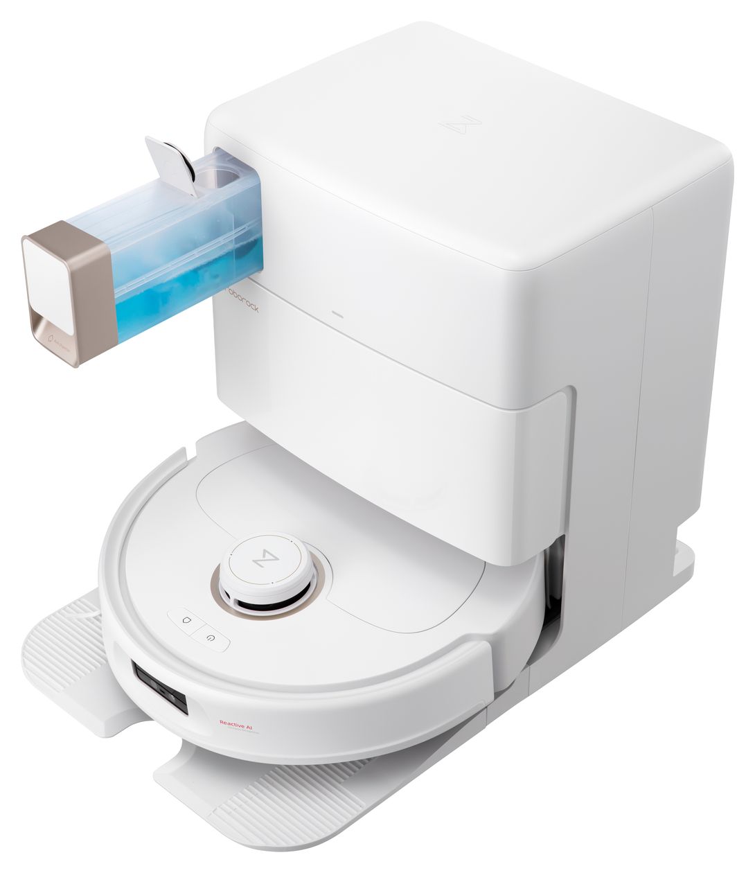 Qrevo MaxV Saugroboter nass/trocken 180 min Akku 7000 Pascal Leistung  (Weiß) 