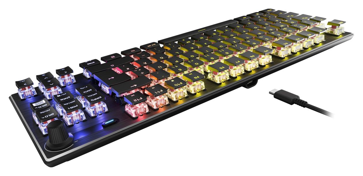Vulcan TKL RGB-LED Gaming Tastatur USB  (Schwarz) 