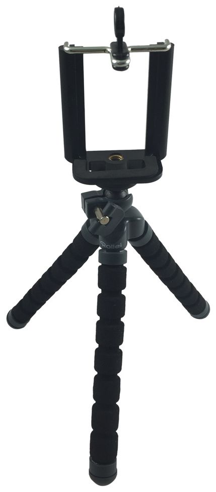 Selfie Mini Stativ 16-19cm inkl. Smartphone-Adapter 360° drehbar 