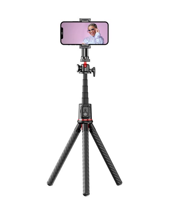 Easy Creator Monkey Pod 3 Bein(e) Stativ Smartphone Bluetooth  (Schwarz) 