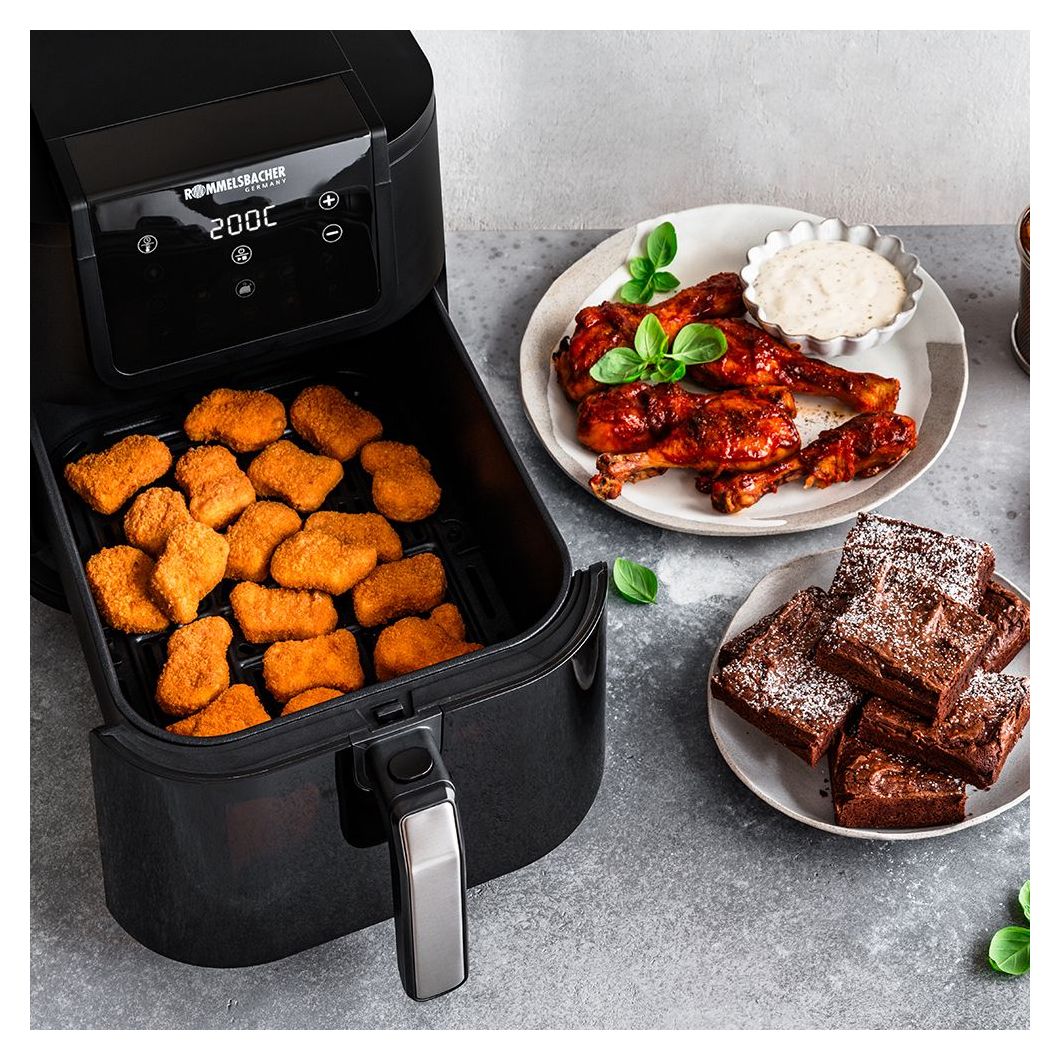 FRH1700XXL Heißluftfritteuse 8 l 1700 W  (Schwarz, Edelstahl) 