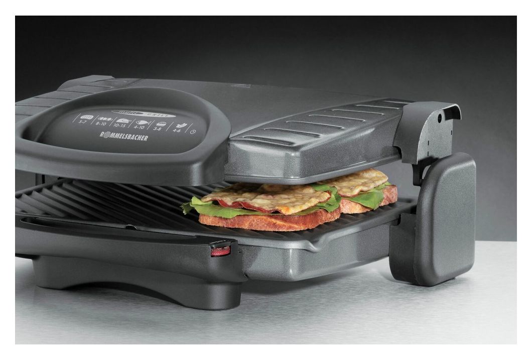 KG1800 Kontaktgrill 2 Zone(n) 1800 W mit 330 x 220 mm Fläche (Anthrazit, Metallisch) 