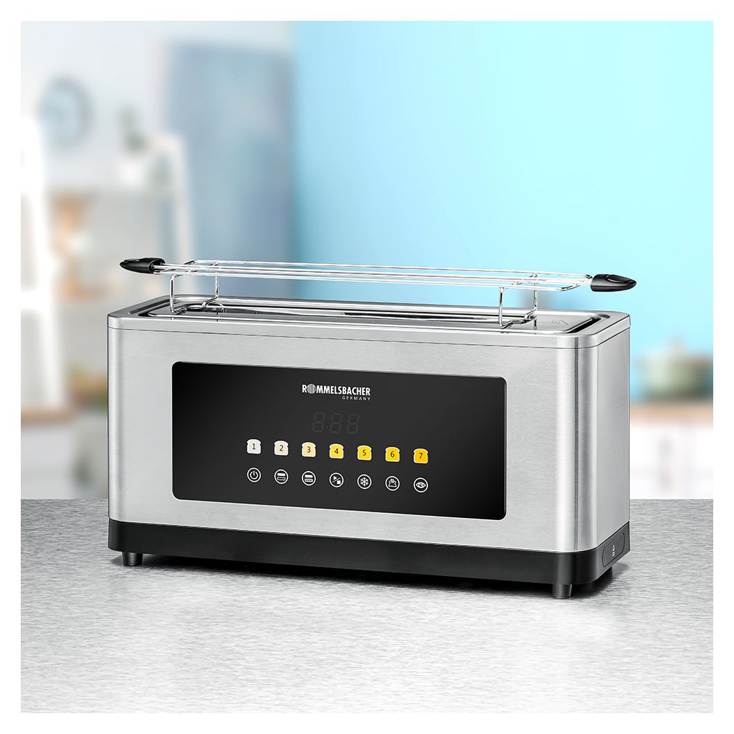 TOL1000 Toaster 2 Scheibe(n) 7 Stufen  (Edelstahl, Schwarz) 