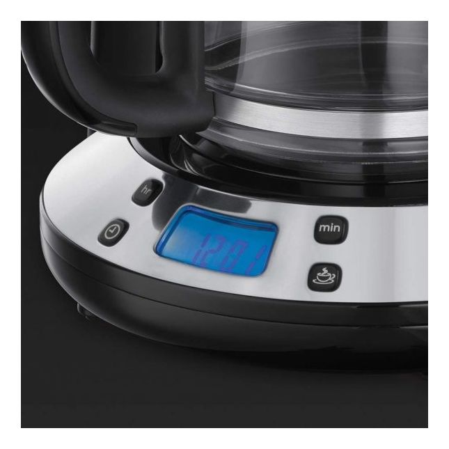 24033-56 Colours Plus+ 10 Tassen Filterkaffeemaschine 1,2 l (Schwarz, Cremefarben) 