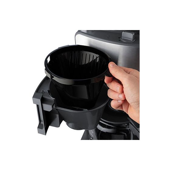 25610-56 Grind and Brew 10 Tassen Filterkaffeemaschine 1,2 l  (Schwarz, Edelstahl) 