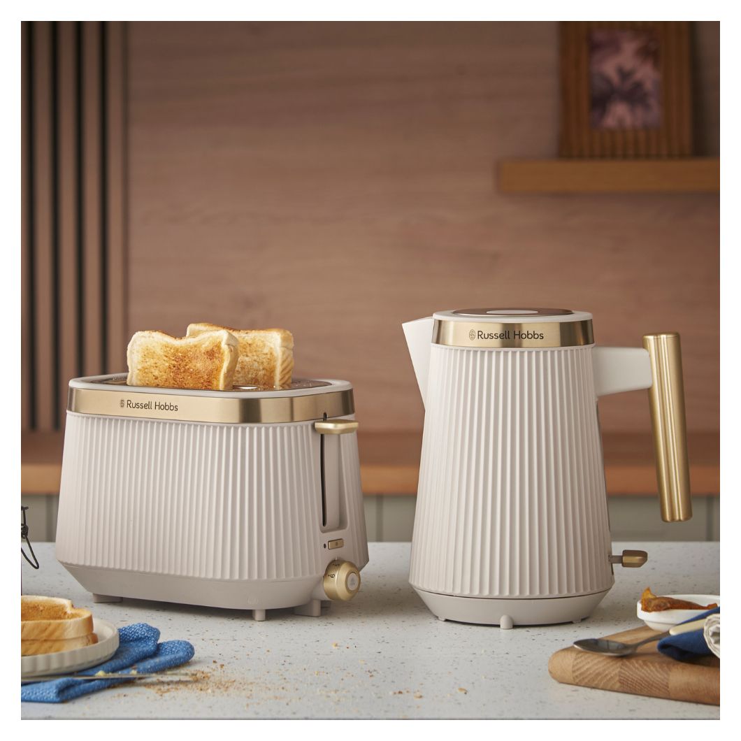 26761-56	Bronte Toaster 980 W 2 Scheibe(n) 6 Stufen  (Gold, Steinfarbe) 