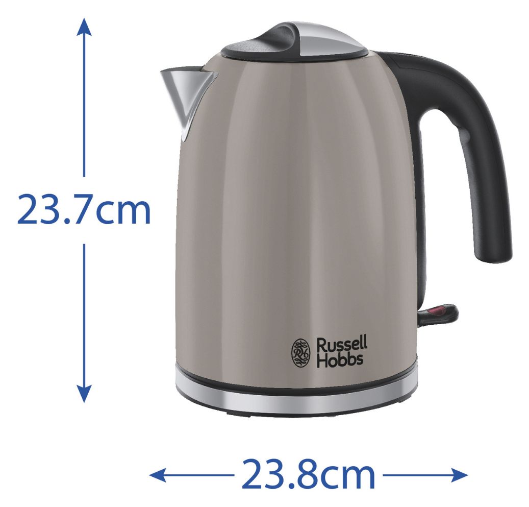 28511-70 Colours Plus 1,7 l Wasserkocher 2400 W (Schwarz, Cremefarben) 