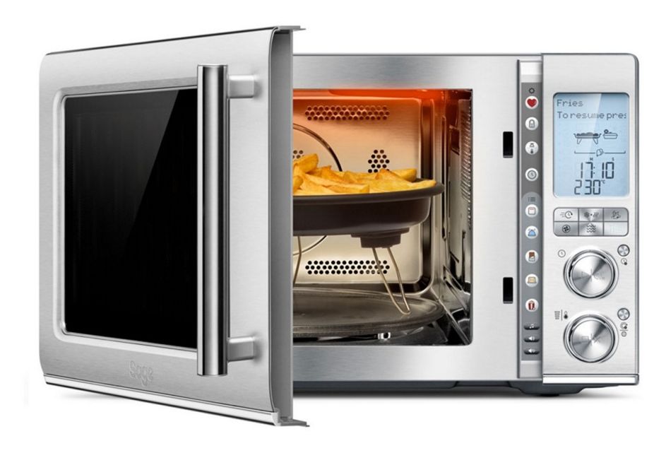 The Combi Wave 3in1 Freistehende Mikrowelle 1100 W Größe: groß Grill  (Edelstahl) 