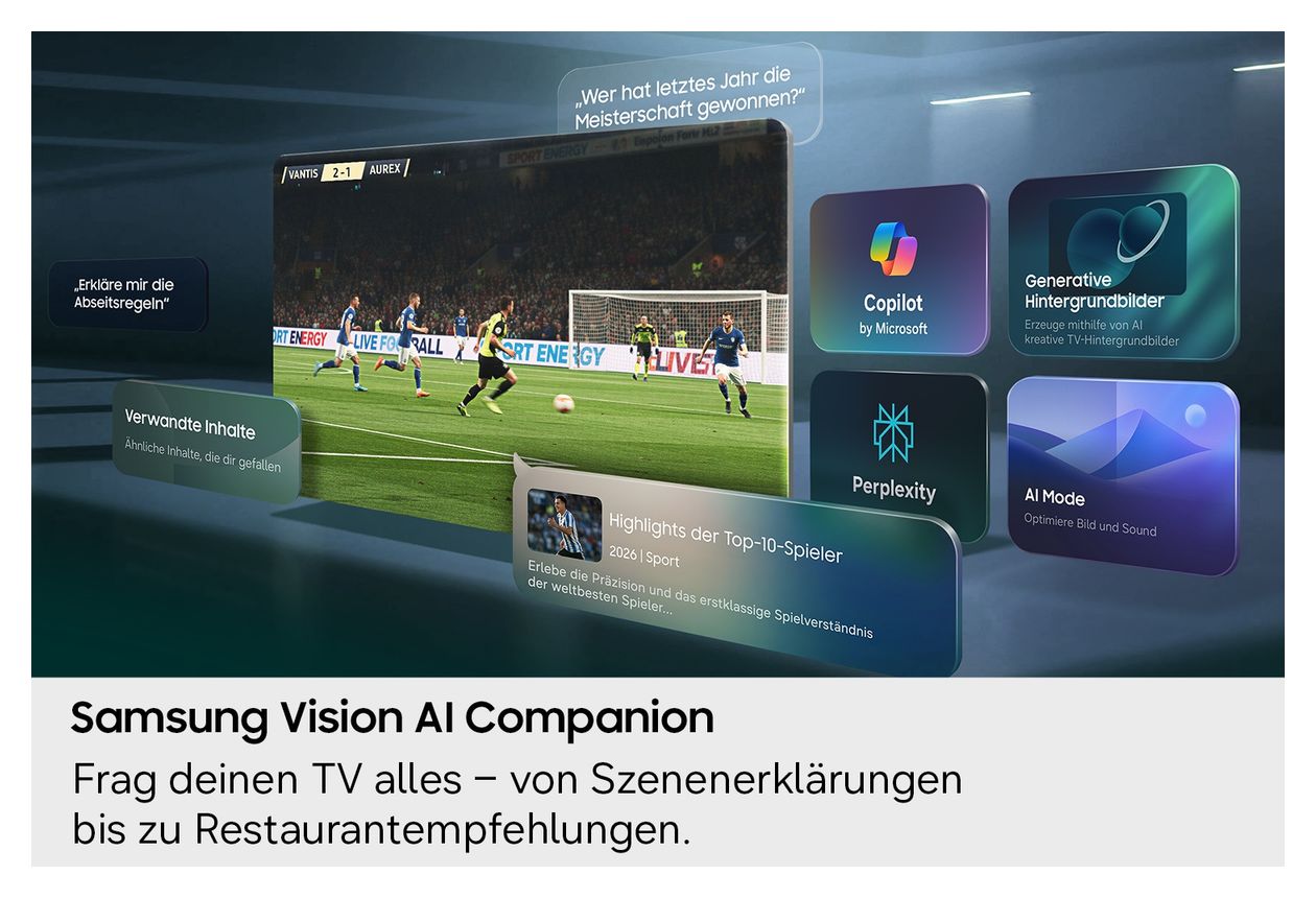 GQ50QN71HAUXZG NeoQLED 127 cm (50 Zoll) Fernseher 4K Ultra HD VESA 200 x 200 mm 