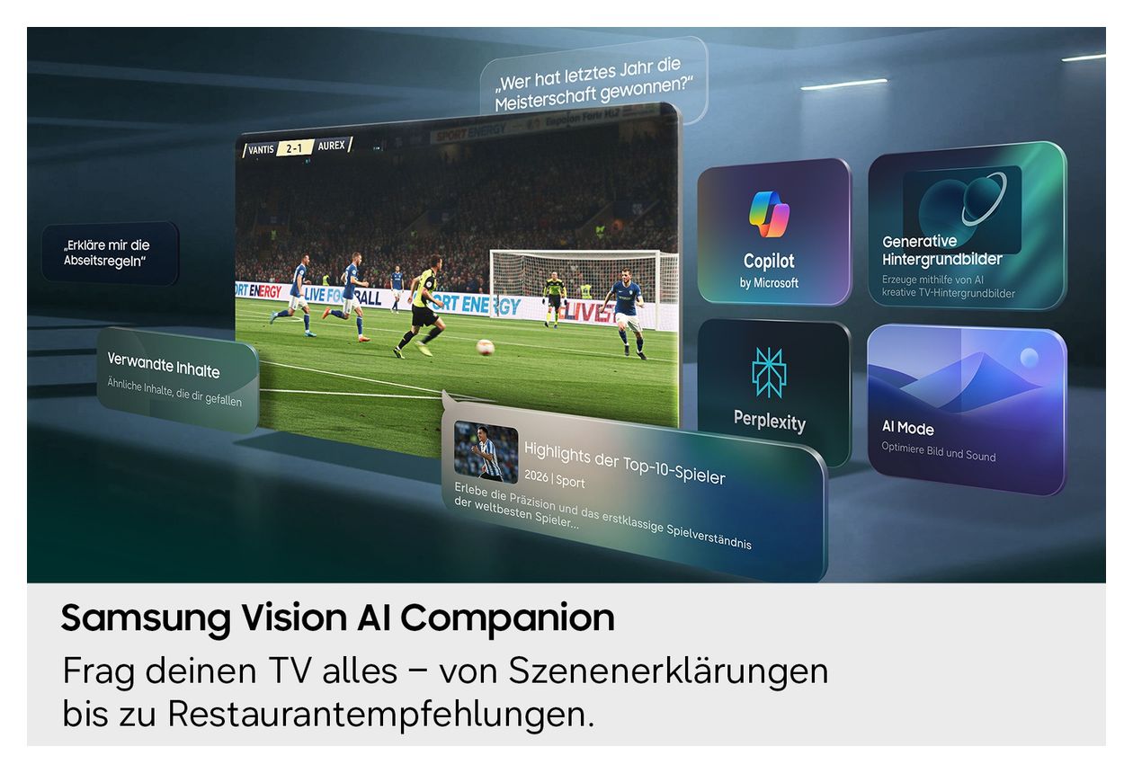 GU65M71HAUXZG 165,1 cm (65 Zoll) Fernseher 4K Ultra HD VESA 200 x 200 mm 