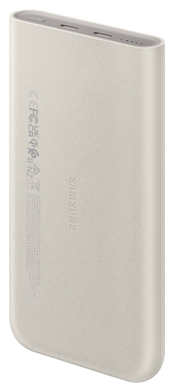 Battery Pack 25W 10000 mAh Powerbank USB Typ-C Kabelloses Laden  (Beige) 