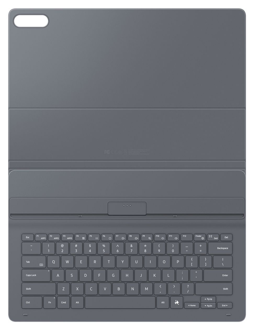 Book Cover Keyboard Slim Folio für Samsung Galaxy Tab S11 Ultra bis 37,1 cm (14.6") (Schwarz) 