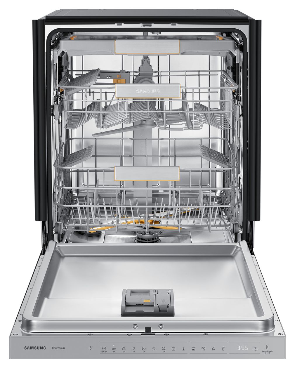 DW60CG880SSLEG 60 cm Geschirrspüler teilintegriert (ohne Front) Leise 14 Maßgedecke aquaStop Funktion 